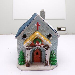 Vintage NOMA Christmas Village Church 1996